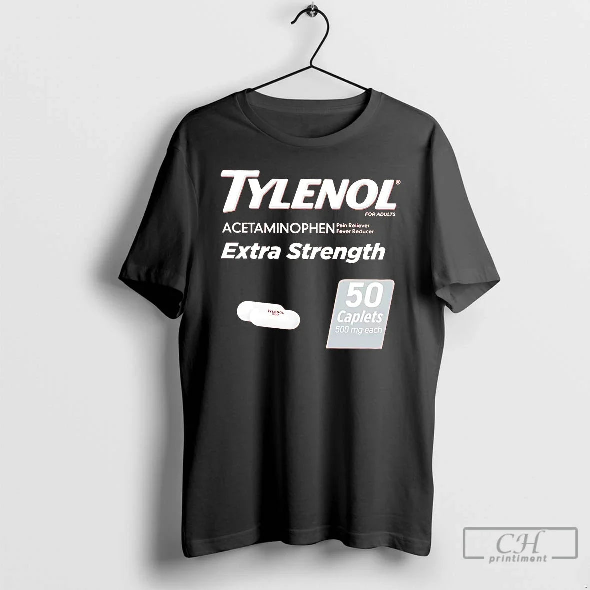 Classic Tylenol Acetaminophen Extra Strength - Adult & Kids T-Shirts, Sweatshirts & Hoodies apparel design preview 1