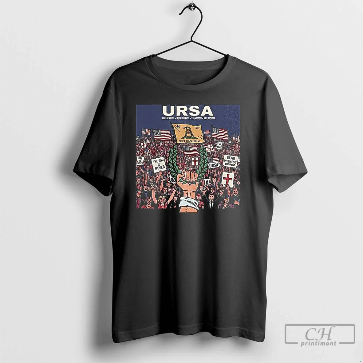 Classic Unification Retribution Salvation Americana - Adult & Kids T-Shirts, Sweatshirts & Hoodies apparel design preview 1