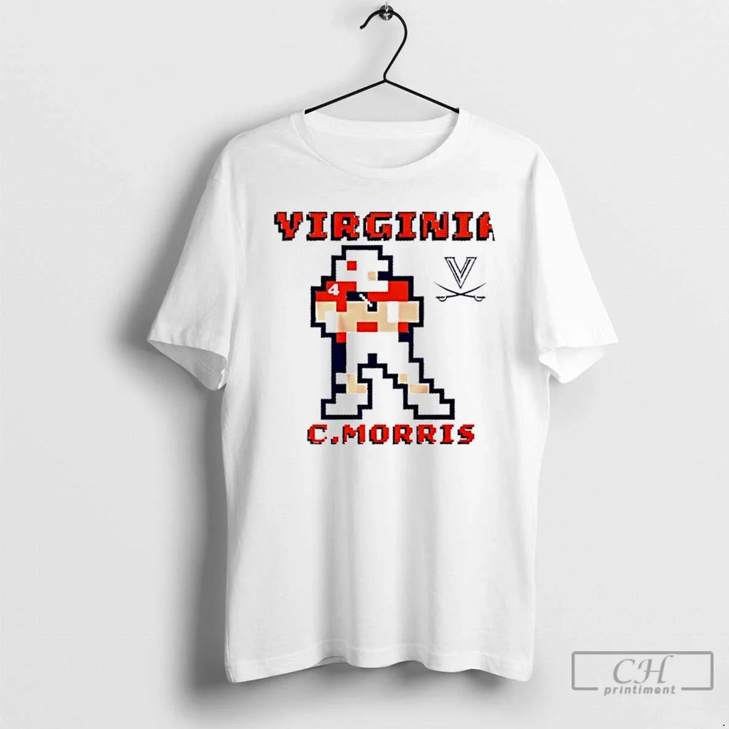 Classic Virginia Football Chandler Morris Retro - Adult & Kids T-Shirts, Sweatshirts & Hoodies apparel design preview 1