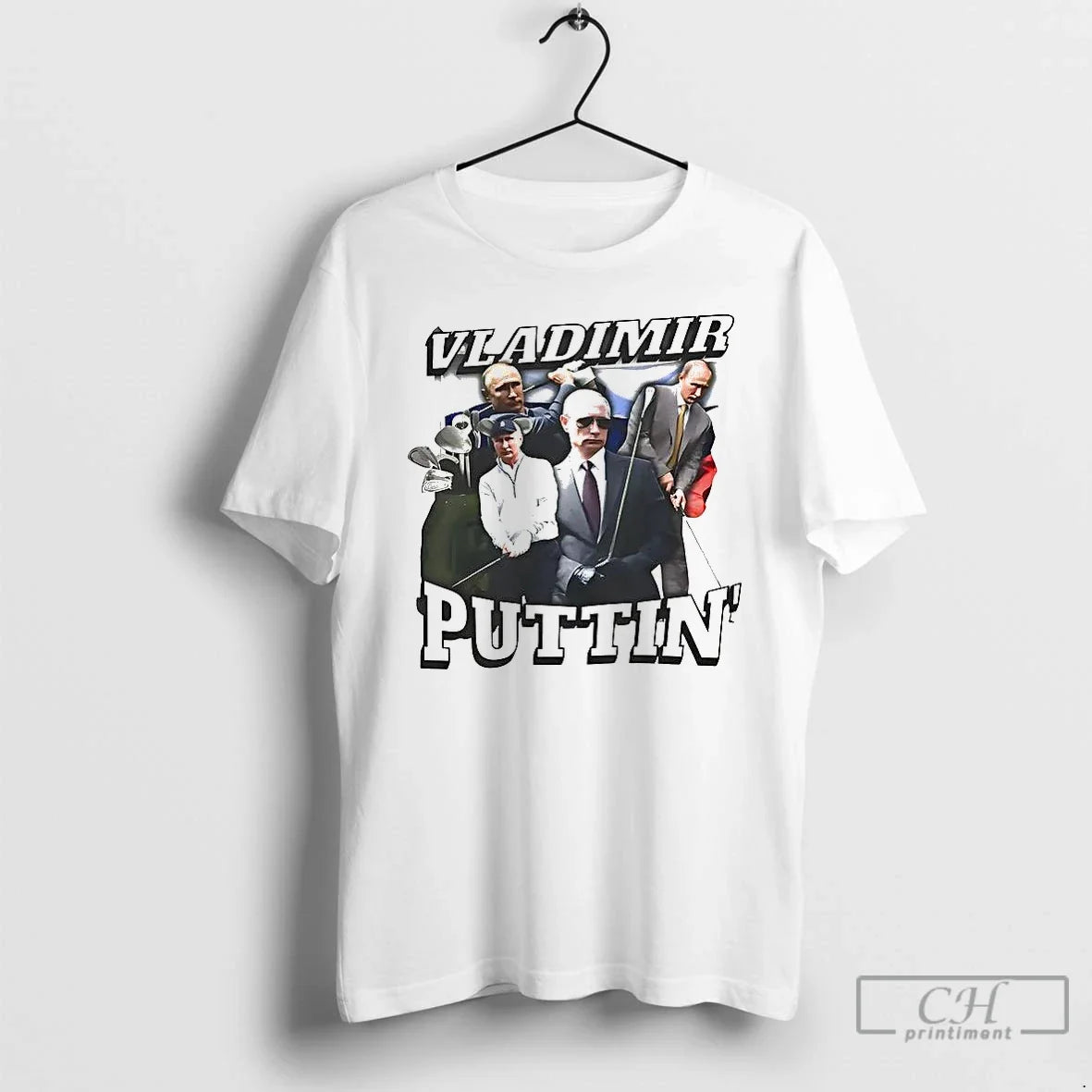 Classic Vladimir Puttin Golf - Adult & Kids T-Shirts, Sweatshirts & Hoodies apparel design preview 1