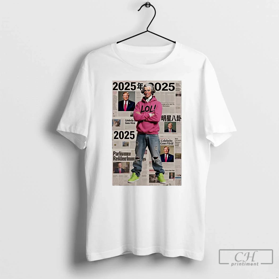 Classic Washington In 2025 Streetwear Newspaper - Adult & Kids T-Shirts, Sweatshirts & Hoodies apparel design preview 1