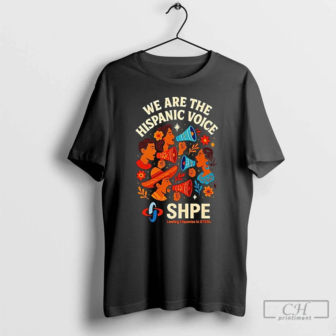 Classic We Are The Hispanic Voices 2025 Shpe National - Adult & Kids T-Shirts, Sweatshirts & Hoodies apparel design preview 1