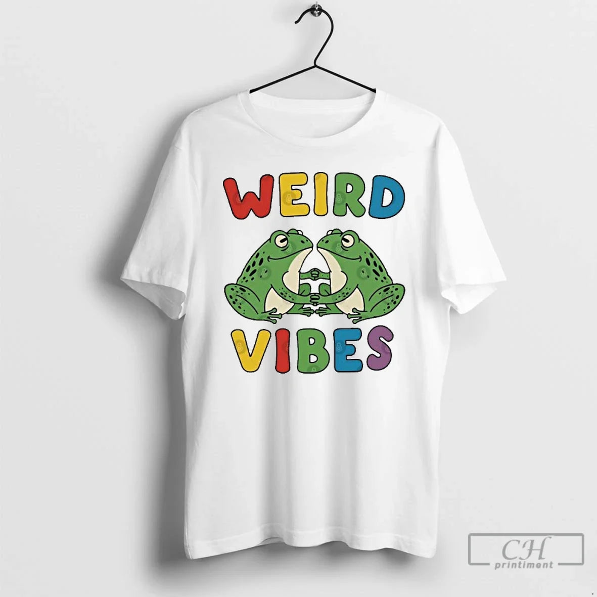 Classic Weird Vibes Portland Frog Toad - Adult & Kids T-Shirts, Sweatshirts & Hoodies apparel design preview 1