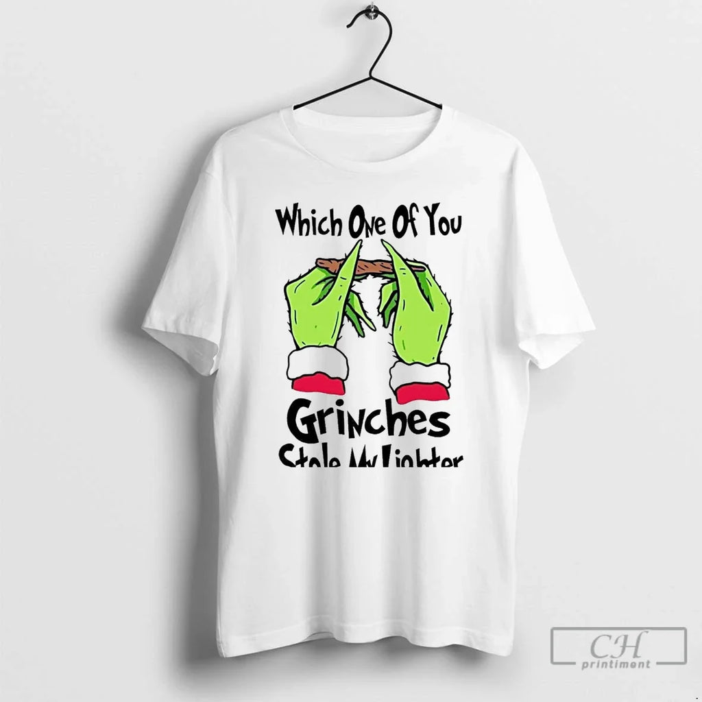 Classic Which One Of You Grinches Stole My Lighter - Adult & Kids T-Shirts, Sweatshirts & Hoodies apparel design preview 1