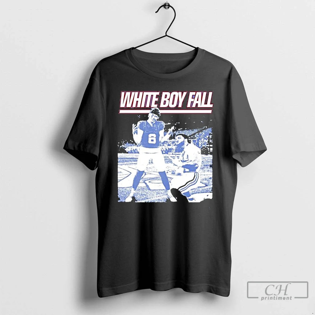 Classic White Boy Fall Jaxson Dart And Cam Skattebo - Adult & Kids T-Shirts, Sweatshirts & Hoodies apparel design preview 1