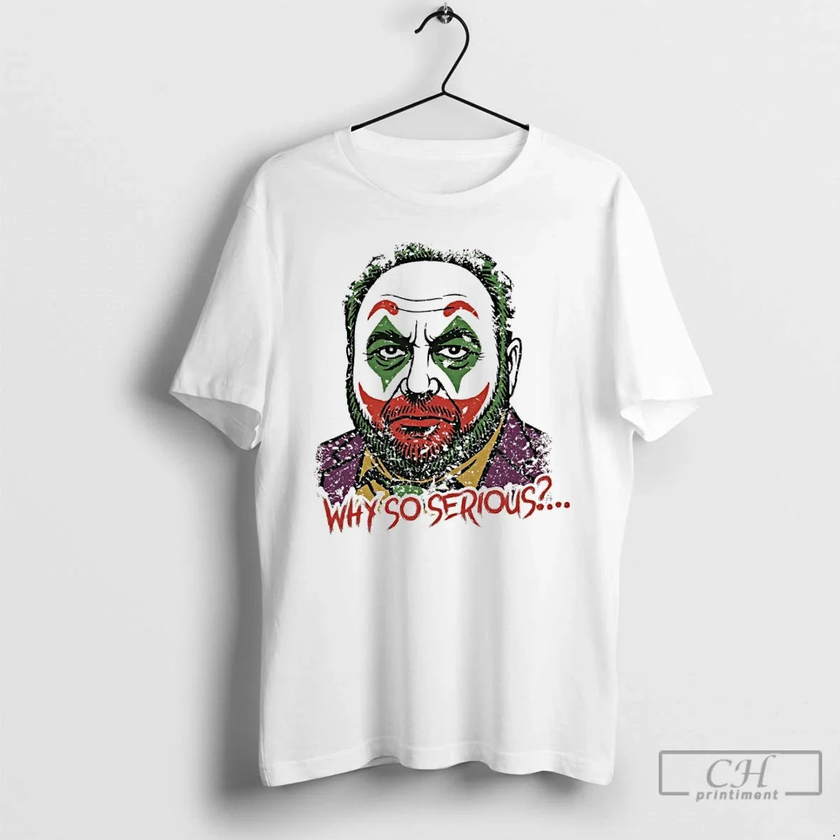 Classic Why So Serious Joker - Adult & Kids T-Shirts, Sweatshirts & Hoodies apparel design preview 1