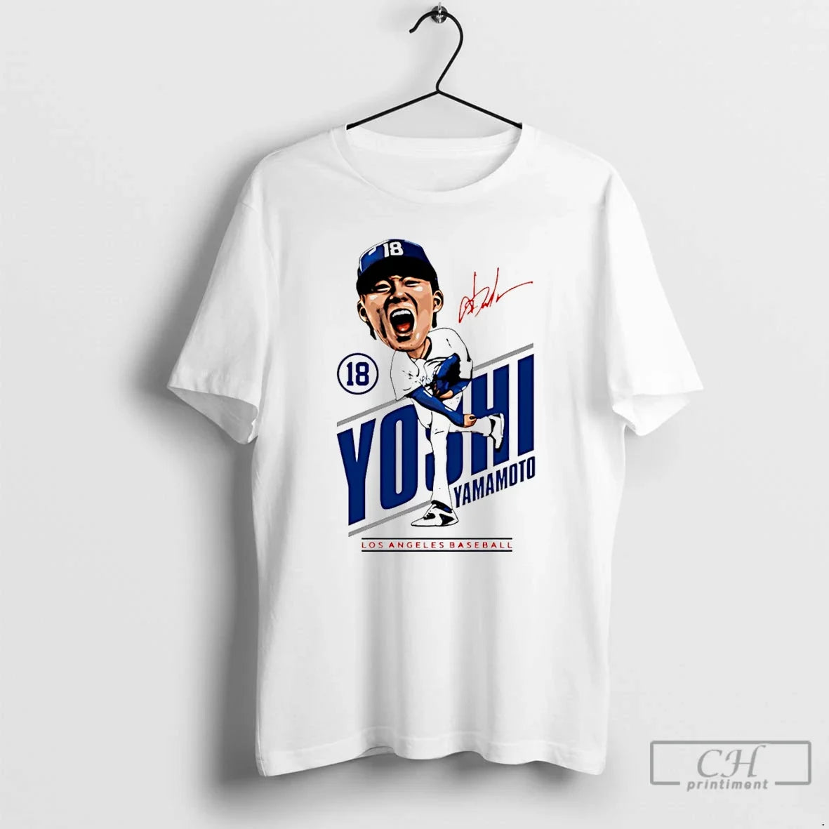 Classic Yoshinobu Yamamoto Los Angeles Dodgers - Adult & Kids T-Shirts, Sweatshirts & Hoodies apparel design preview 1