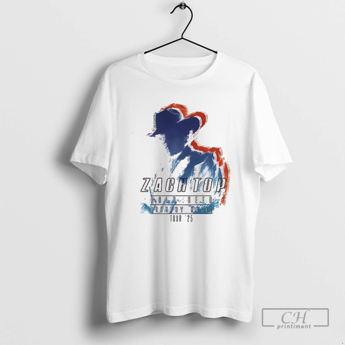 Classic Zach Top Cold Beer Country Music Tour 2025 - Adult & Kids T-Shirts, Sweatshirts & Hoodies apparel design preview 1