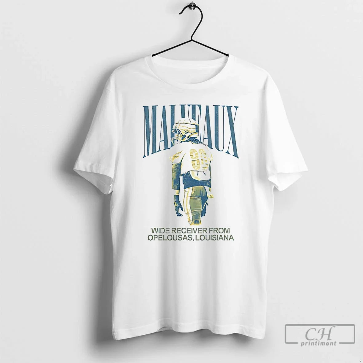 Classic Zackeus Malveaux Wide Receiver From Opelousas - Adult & Kids T-Shirts, Sweatshirts & Hoodies apparel design preview 1