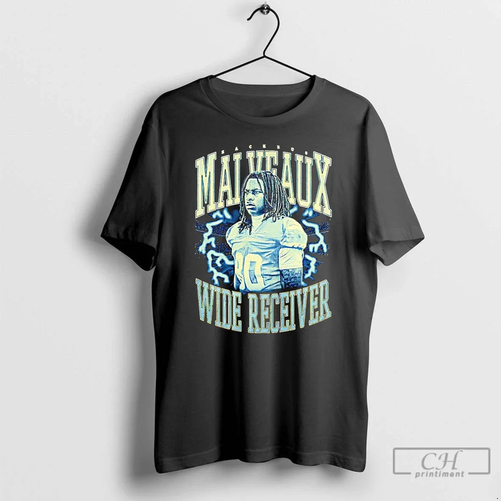 Classic Zackeus Malveaux Wide Receiver Vintage - Adult & Kids T-Shirts, Sweatshirts & Hoodies apparel design preview 1