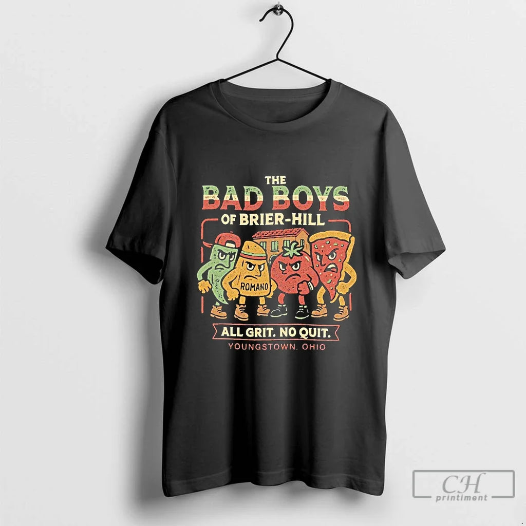 Classic Dgqwlaw0 The Bad Boys Or Brier Hill All Grit - Adult & Kids T-Shirts, Sweatshirts & Hoodies apparel design preview 1