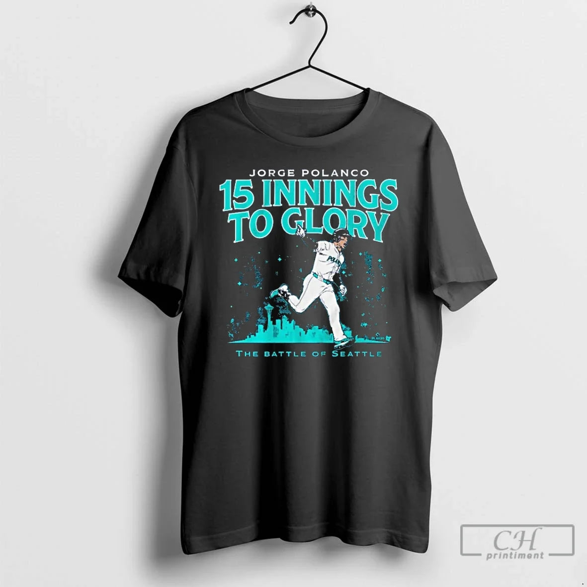 Classic Jorge Polanco 15 Innings To Glory - Adult & Kids T-Shirts, Sweatshirts & Hoodies apparel design preview 1