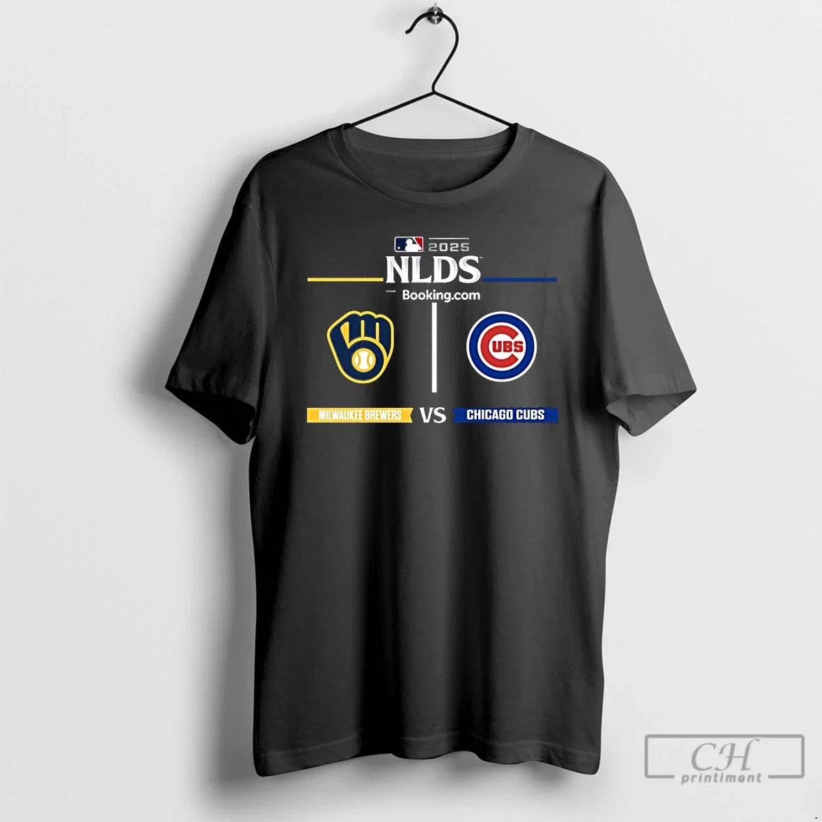 Classic Q9hireyr Milwaukee Brewers Vs Chicago Cubs - Adult & Kids T-Shirts, Sweatshirts & Hoodies apparel design preview 1