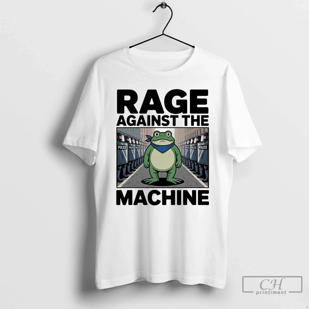 Classic Rage Against The Machine Portland Frog Anti - Adult & Kids T-Shirts, Sweatshirts & Hoodies apparel design preview 1