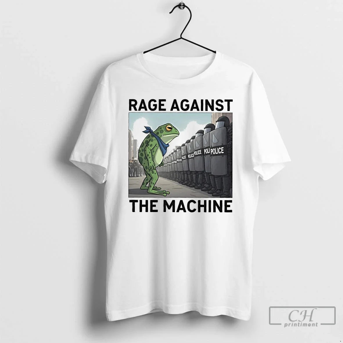 Classic Rage Against The Machine Portland Frog - Adult & Kids T-Shirts, Sweatshirts & Hoodies apparel design preview 1