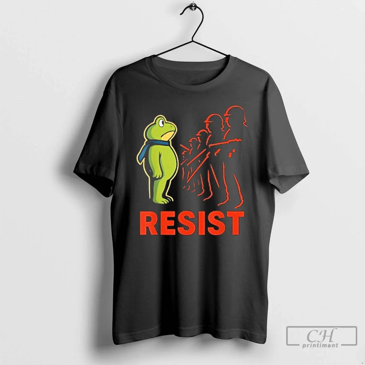 Classic Vintage Portland 2025 Resist Frog Protest - Adult & Kids T-Shirts, Sweatshirts & Hoodies apparel design preview 1