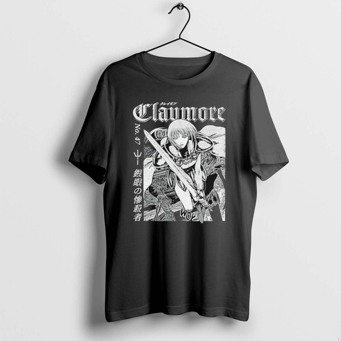 Claymore Waifu Manga - Adult & Kids T-Shirts, Sweatshirts & Hoodies apparel design preview 1