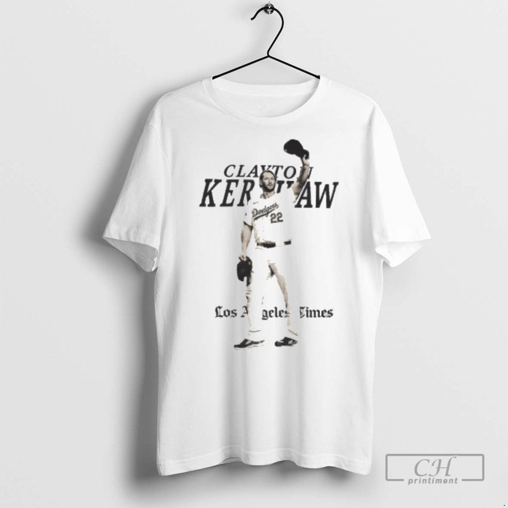 Clayton Kershaw Los Angeles Dodgers 22 Player - Adult & Kids T-Shirts, Sweatshirts & Hoodies apparel design preview 1