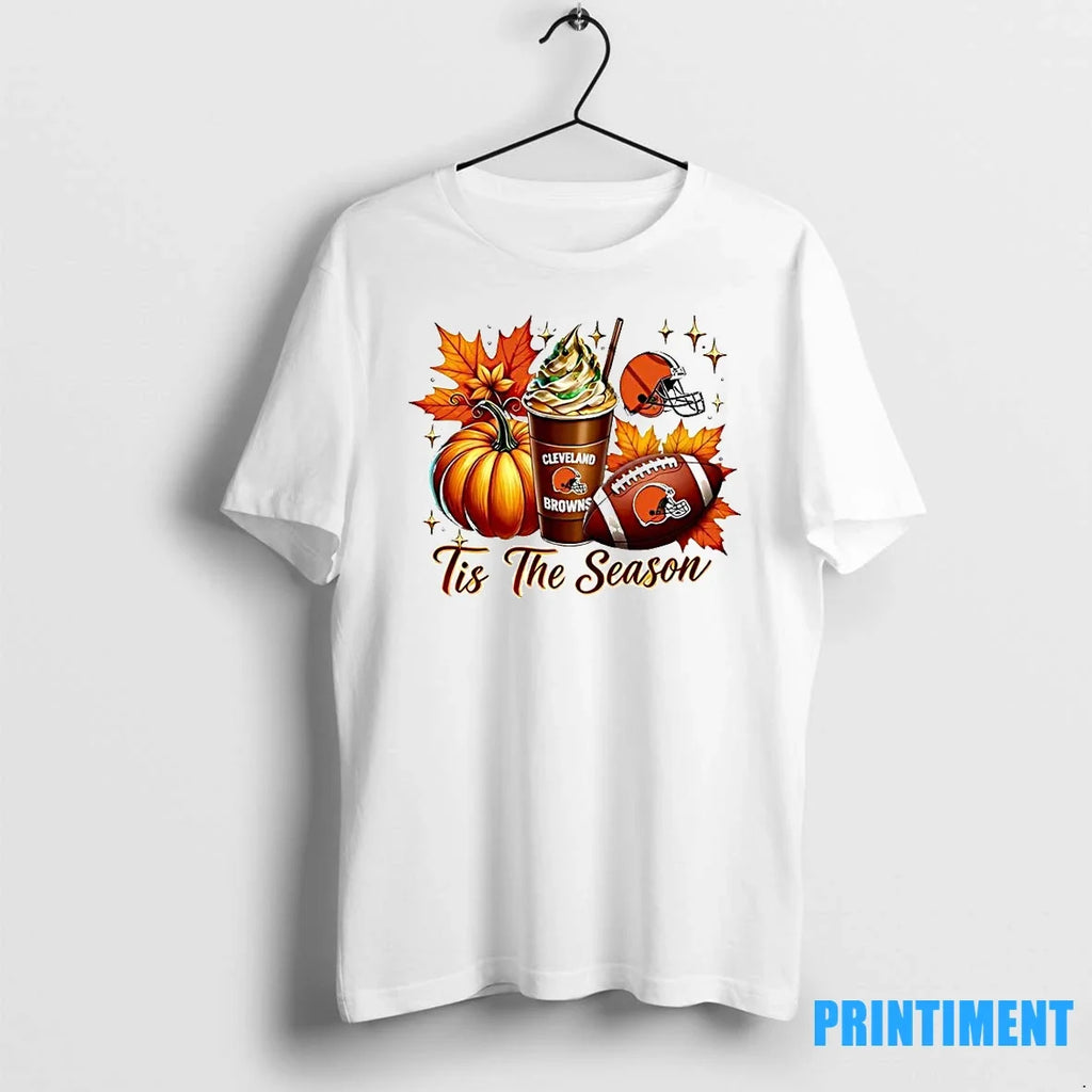 Cleveland Browns Tis The Season Halloween Sweater - Adult & Kids T-Shirts, Sweatshirts & Hoodies apparel design preview 1