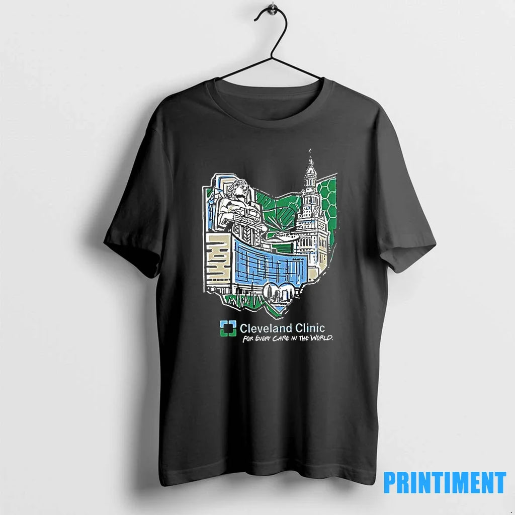 Cleveland Clinic Ohio For Every Care In The World - Adult & Kids T-Shirts, Sweatshirts & Hoodies apparel design preview 1