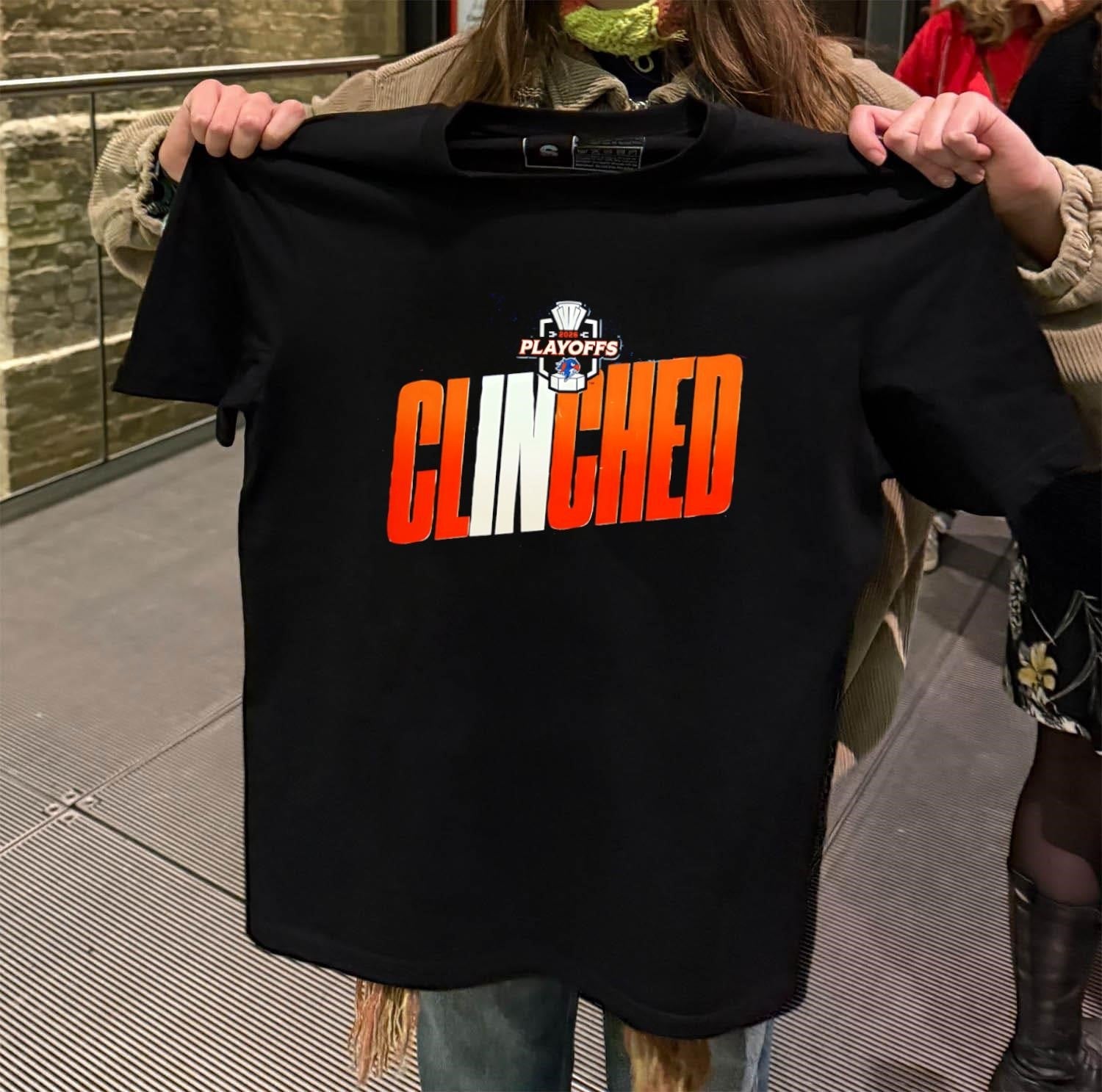 Clinched 2026 Playoffs Basketball Sports Event - Adult & Kids T-Shirts, Sweatshirts & Hoodies apparel design preview 2
