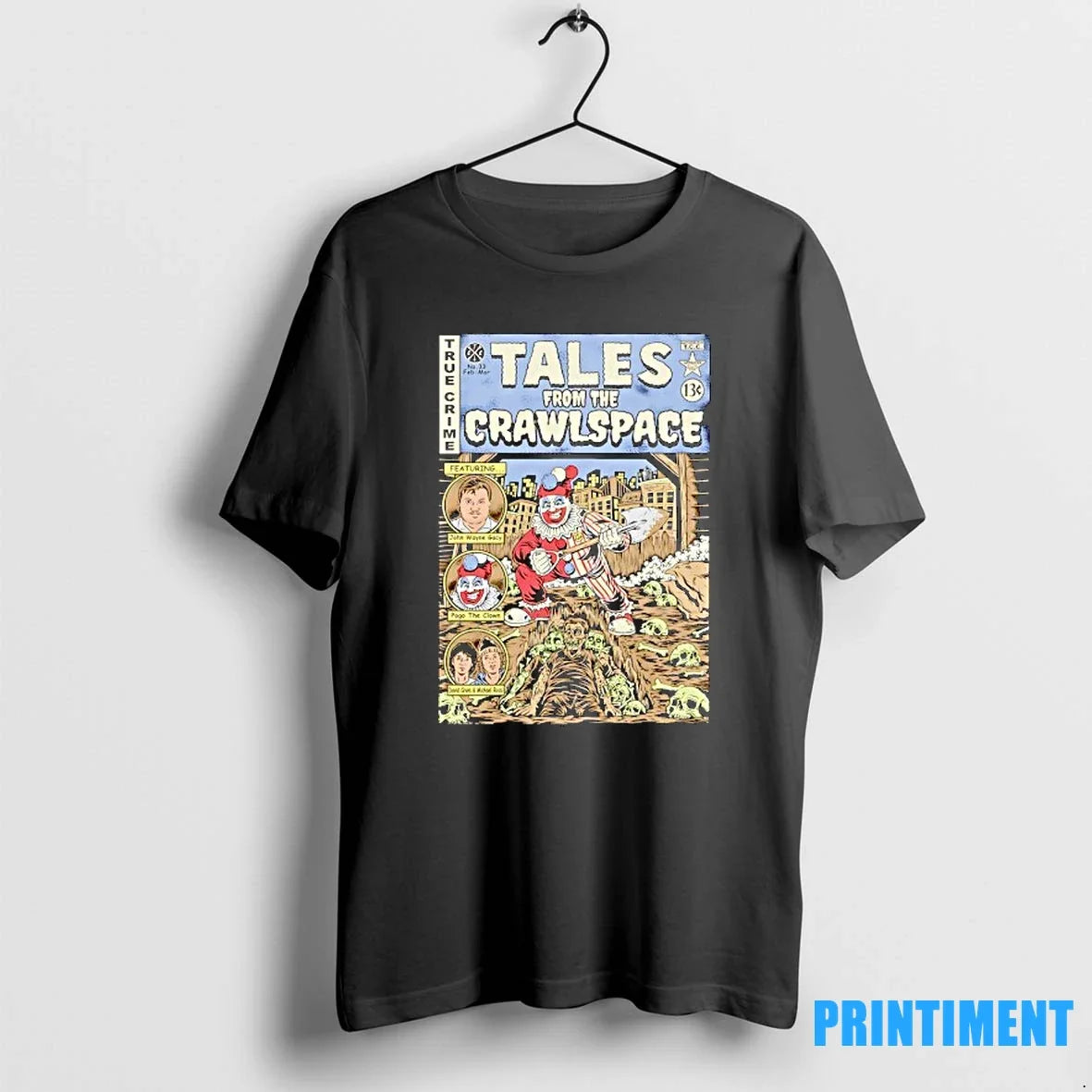 Clown Tales From The Crawlspace True Crime Sweater - Adult & Kids T-Shirts, Sweatshirts & Hoodies apparel design preview 1