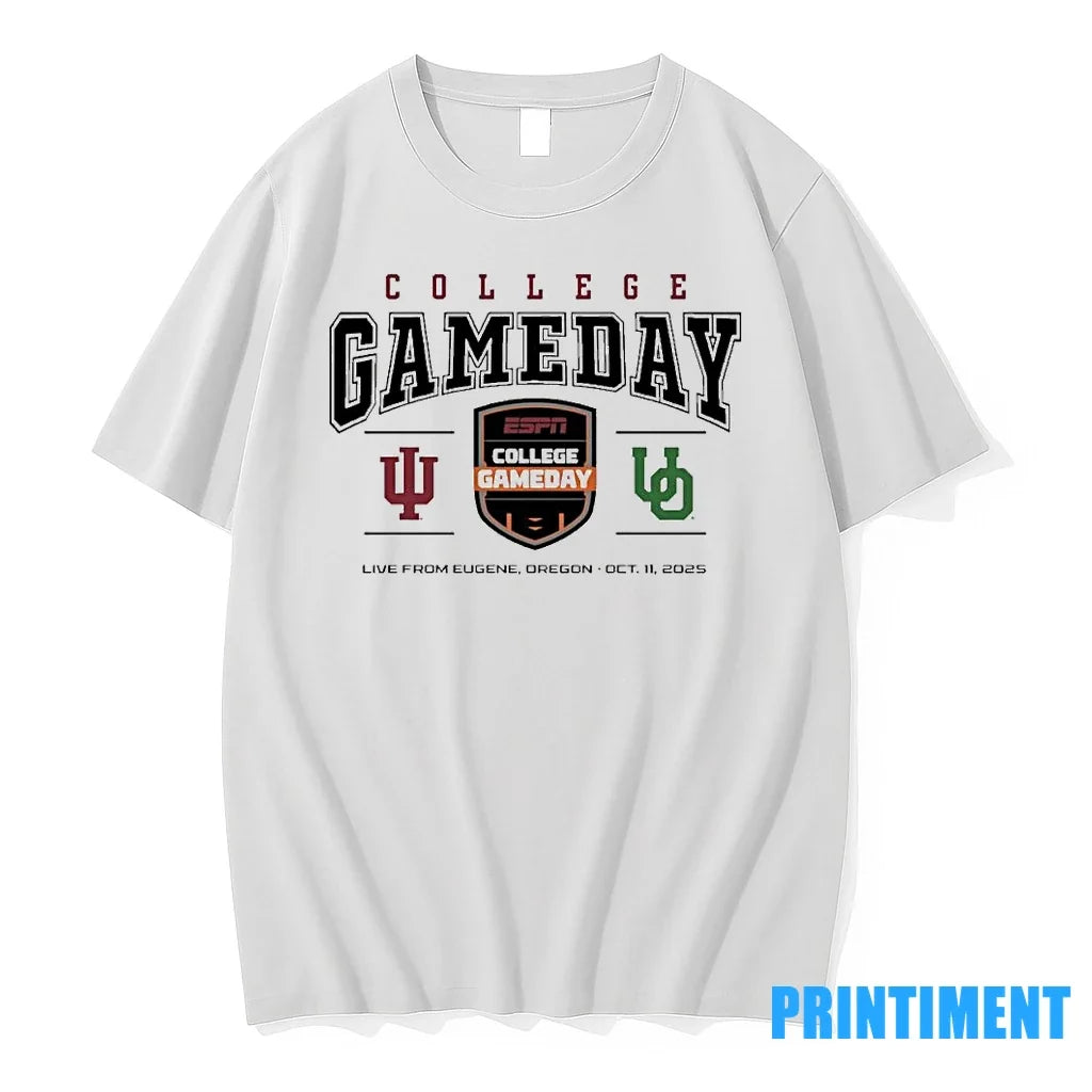 College Gameday Indiana Vs Oregon 2025 Live From - Adult & Kids T-Shirts, Sweatshirts & Hoodies apparel design preview 1