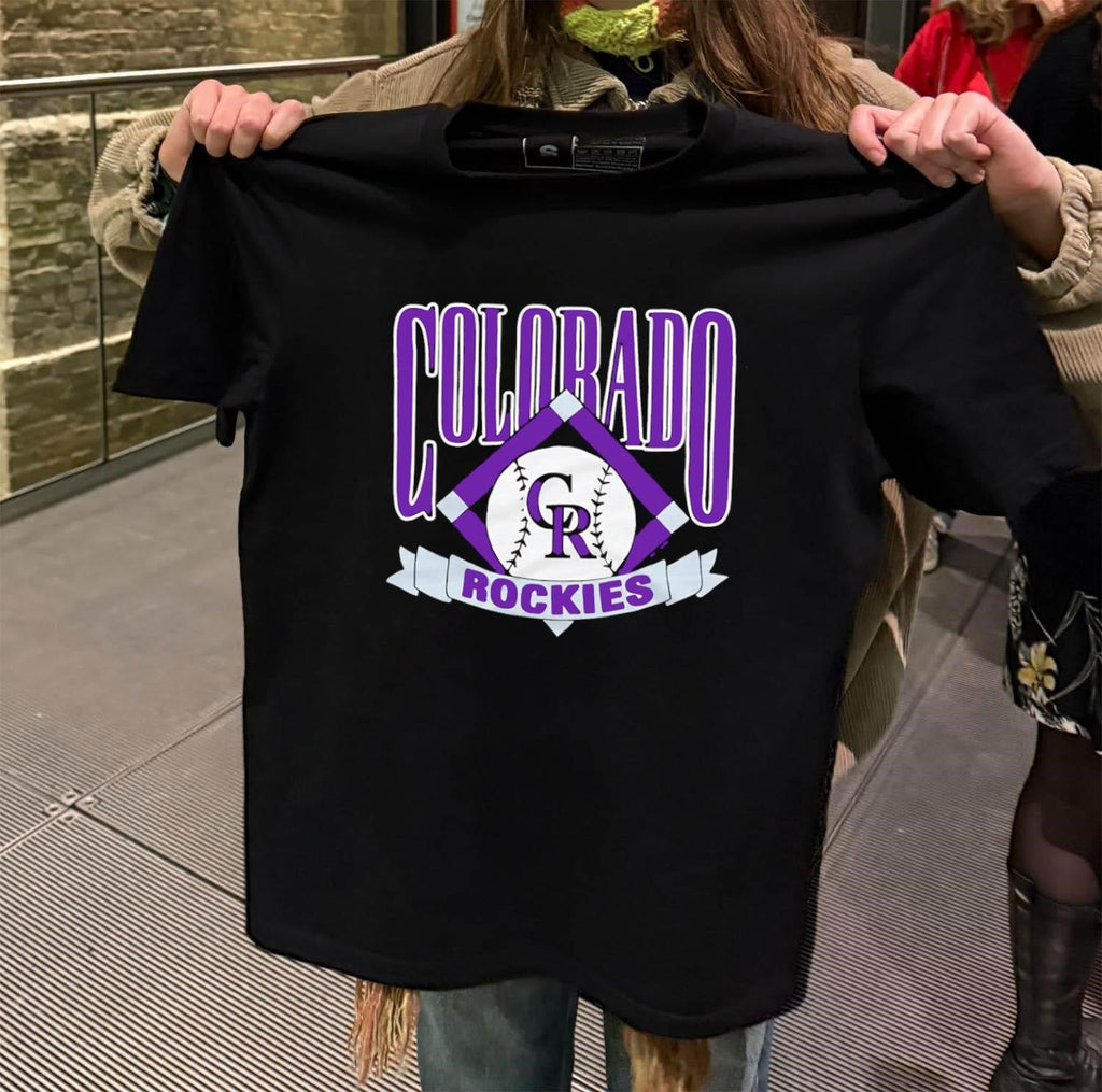 Colorado Rockies Baseball Diamond Logo - Adult & Kids T-Shirts, Sweatshirts & Hoodies apparel design preview 2