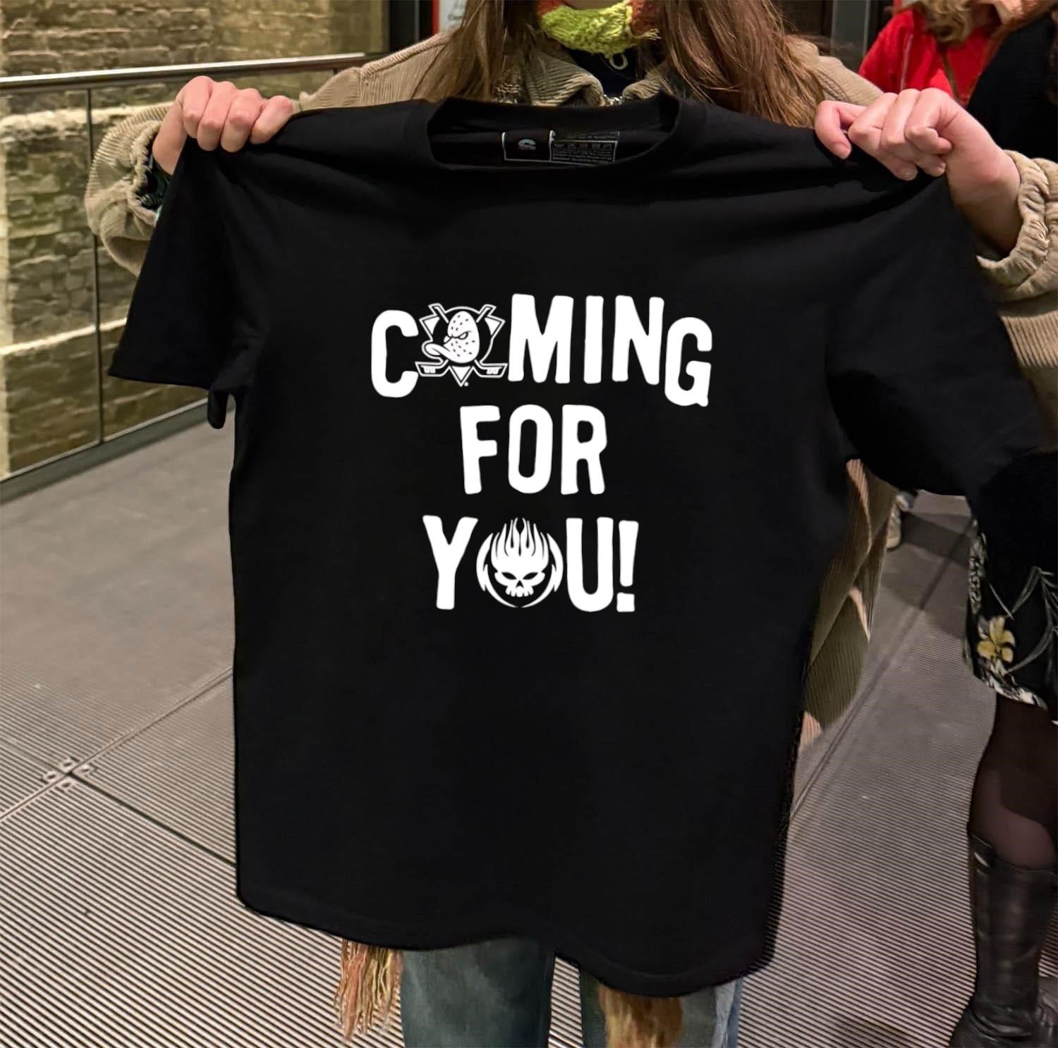 Coming For You Anaheim Ducks And The Offspring Punk - Adult & Kids T-Shirts, Sweatshirts & Hoodies apparel design preview 2