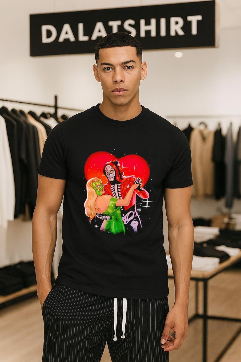 Contrallave X Spiderdave 2025 Skeleton And Masked - Adult & Kids T-Shirts, Sweatshirts & Hoodies apparel design preview 1