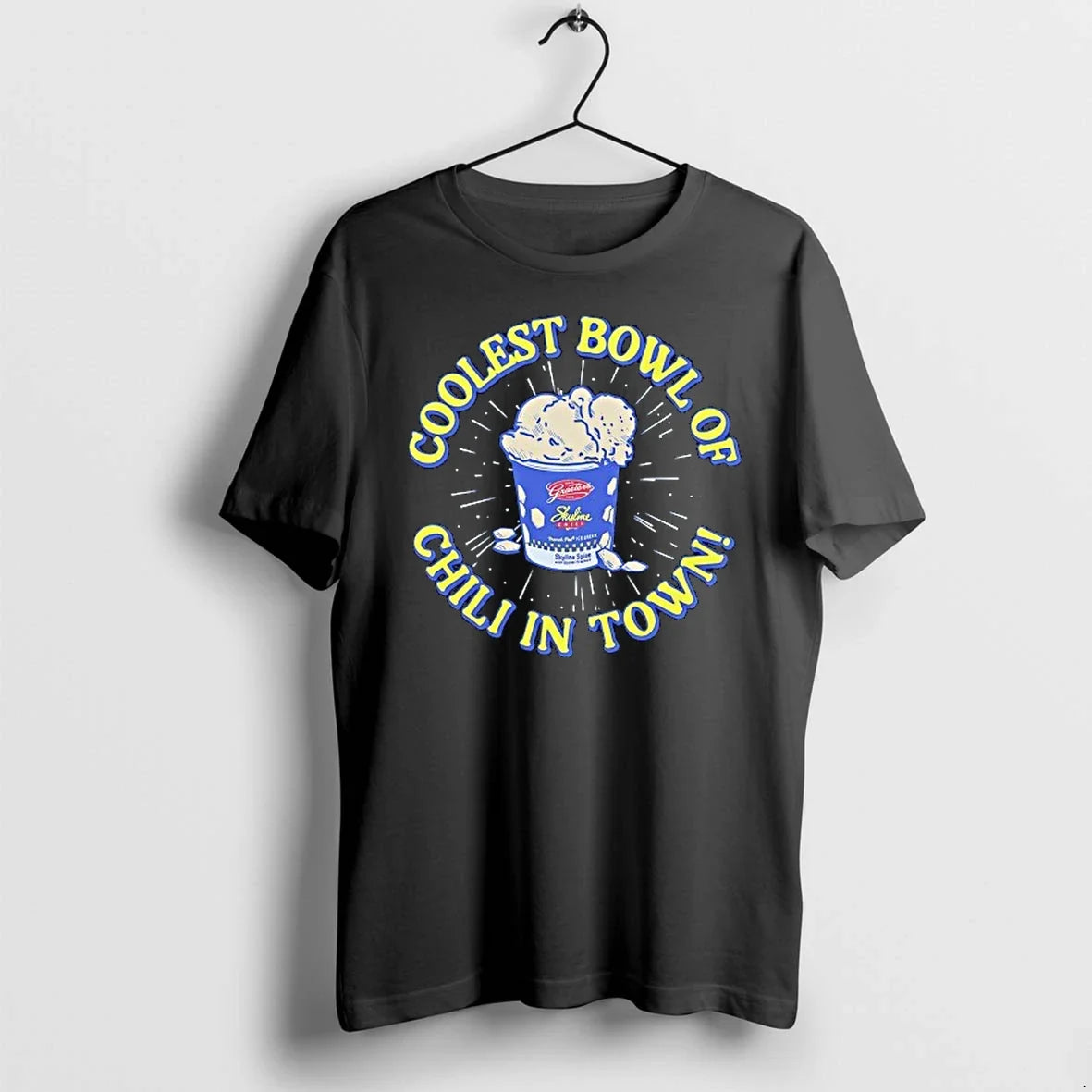 Coolest Bowl Of Chili In Town Graeters Skyline - Adult & Kids T-Shirts, Sweatshirts & Hoodies apparel design preview 1
