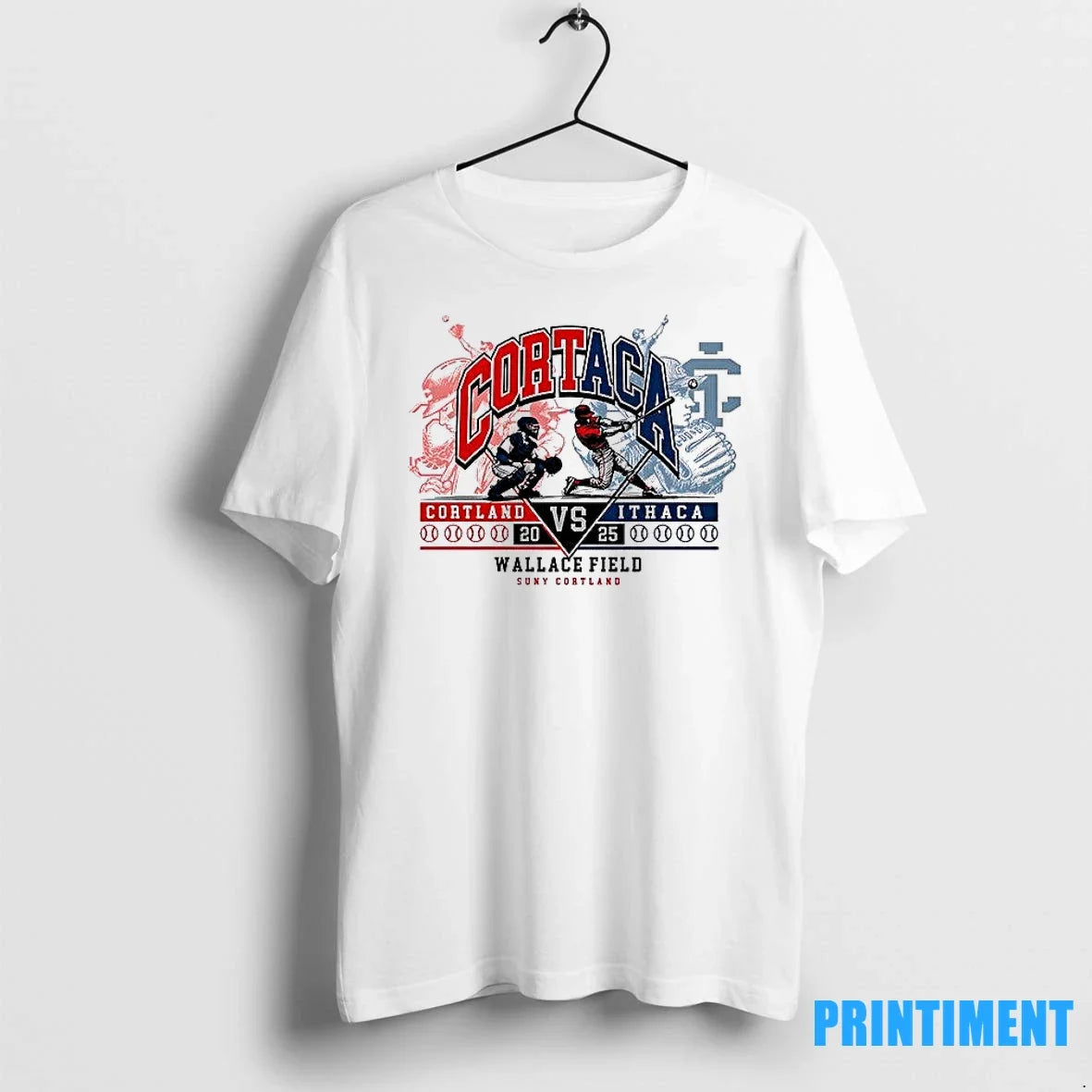 Cortland Vs Ithaca 2025 Wallace Field Sweater - Adult & Kids T-Shirts, Sweatshirts & Hoodies apparel design preview 1