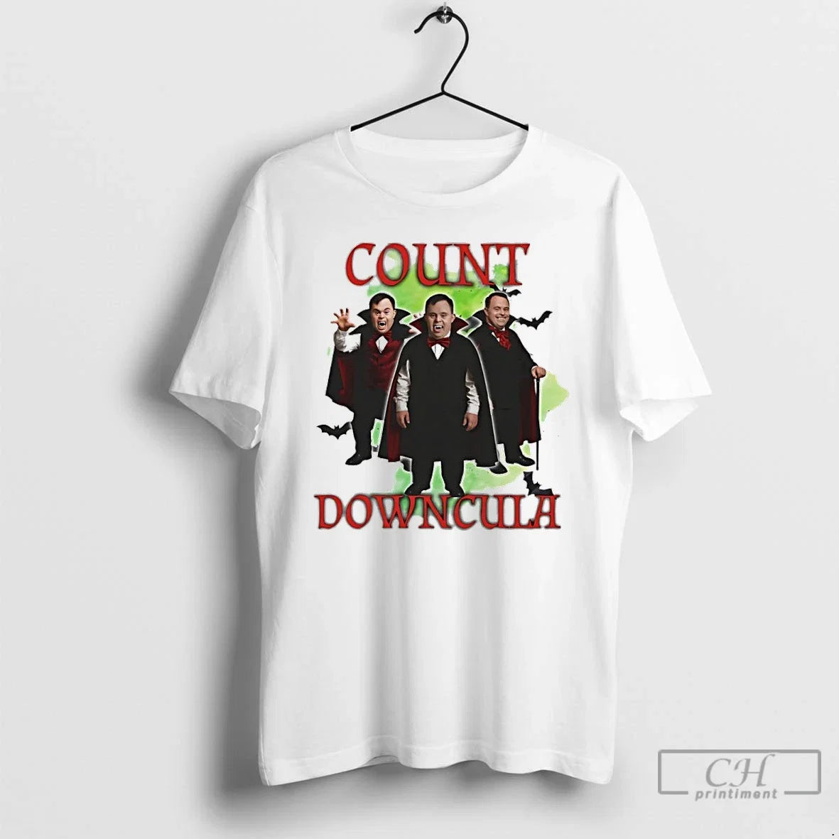 Count Downcula Down Syndrome Dracula - Adult & Kids T-Shirts, Sweatshirts & Hoodies apparel design preview 1