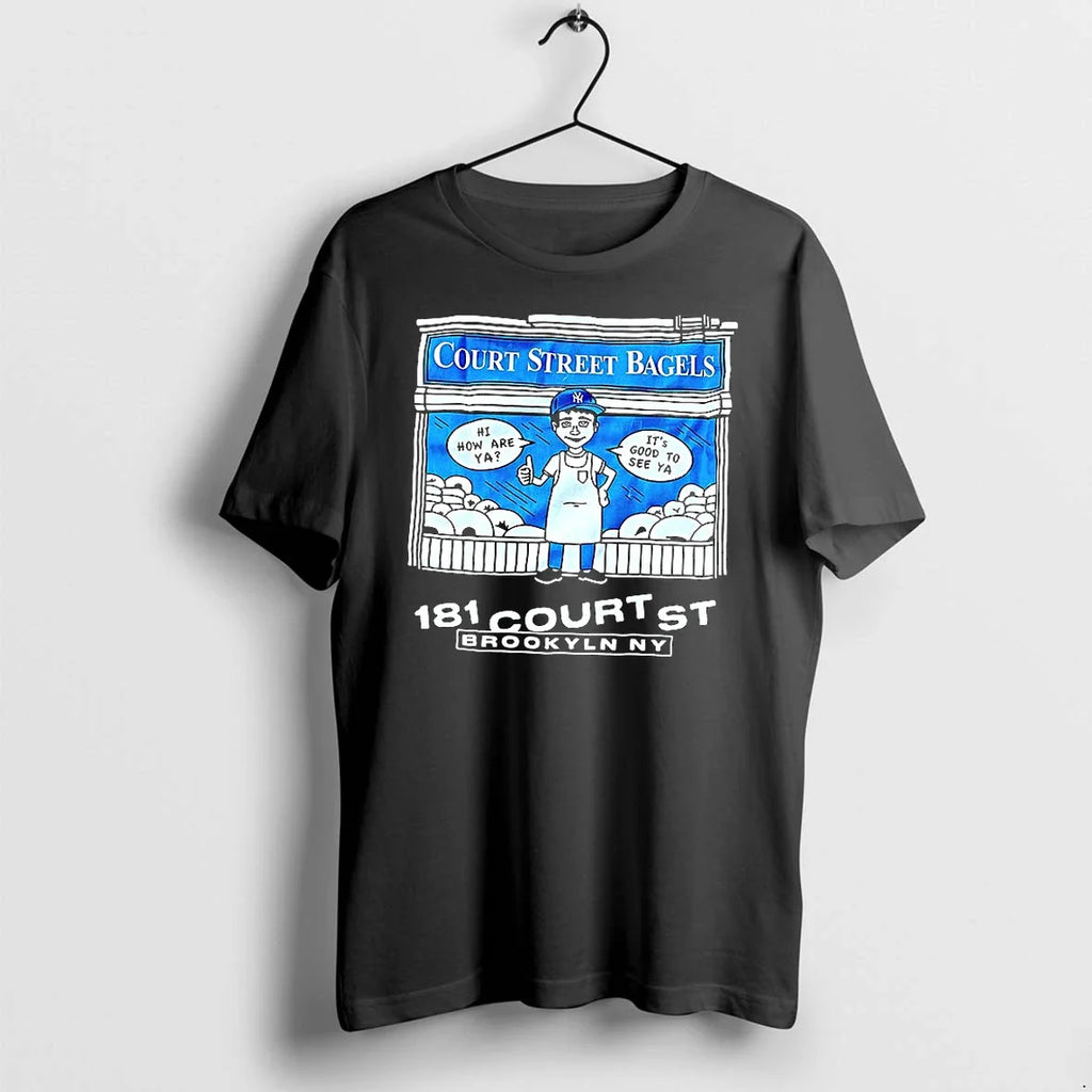 Court Street Bagels 181 St Brookyln Ny Sweater - Adult & Kids T-Shirts, Sweatshirts & Hoodies apparel design preview 1