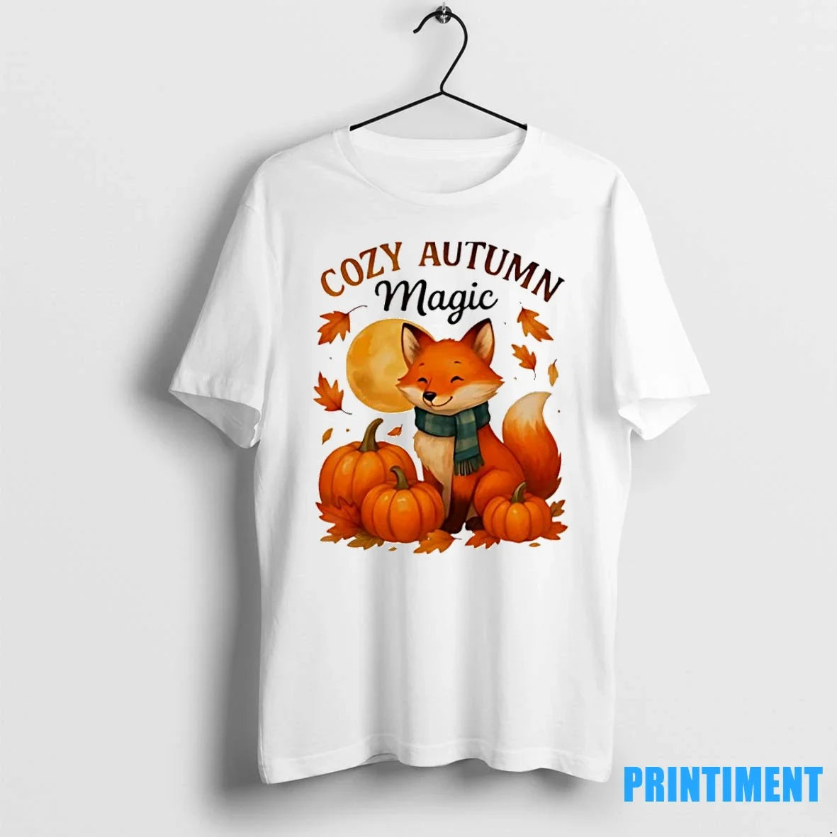 Cozy Autumn Magic Cute Fox Halloween Sweater - Adult & Kids T-Shirts, Sweatshirts & Hoodies apparel design preview 1