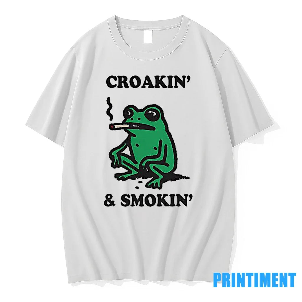 Croakin And Smokin Frog Sweater - Adult & Kids T-Shirts, Sweatshirts & Hoodies apparel design preview 1