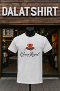 Crown Royal Logo Red Gold on Purple Pillow - Adult & Kids T-Shirts, Sweatshirts & Hoodies apparel design preview 1