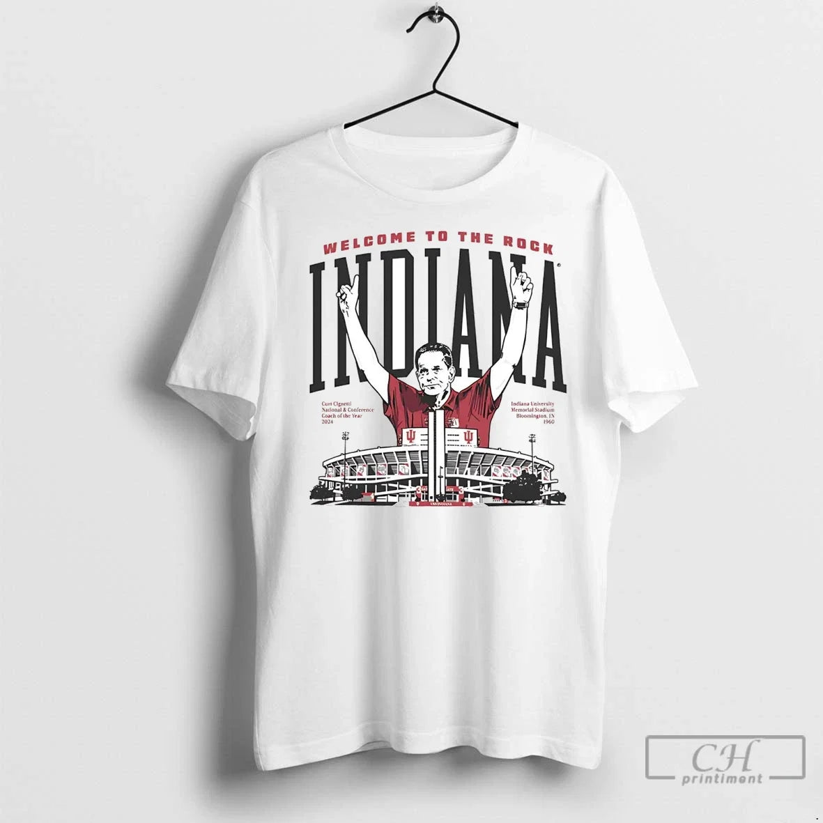 Curt Cignetti Welcome To The Rock Indiana - Adult & Kids T-Shirts, Sweatshirts & Hoodies apparel design preview 1
