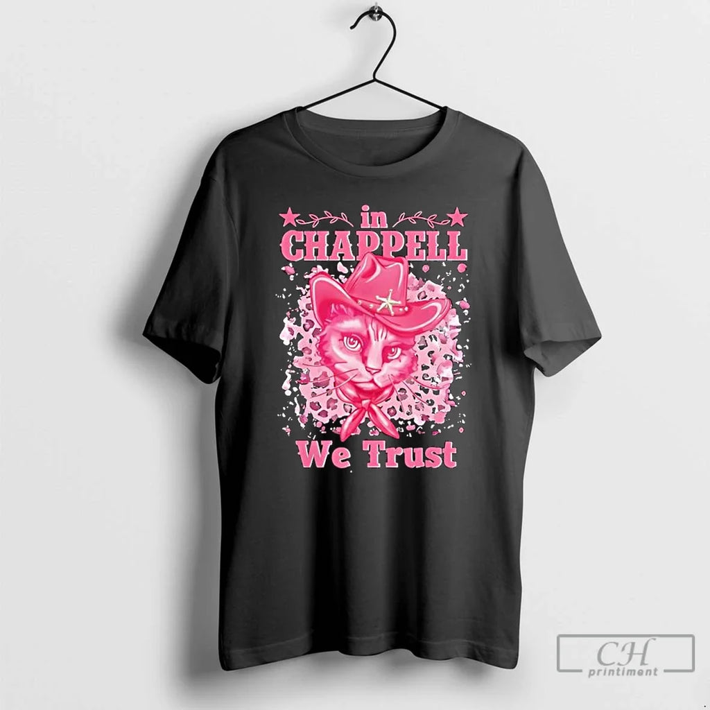 Cute In Chappell We Trust Name Retro Cat - Adult & Kids T-Shirts, Sweatshirts & Hoodies apparel design preview 1