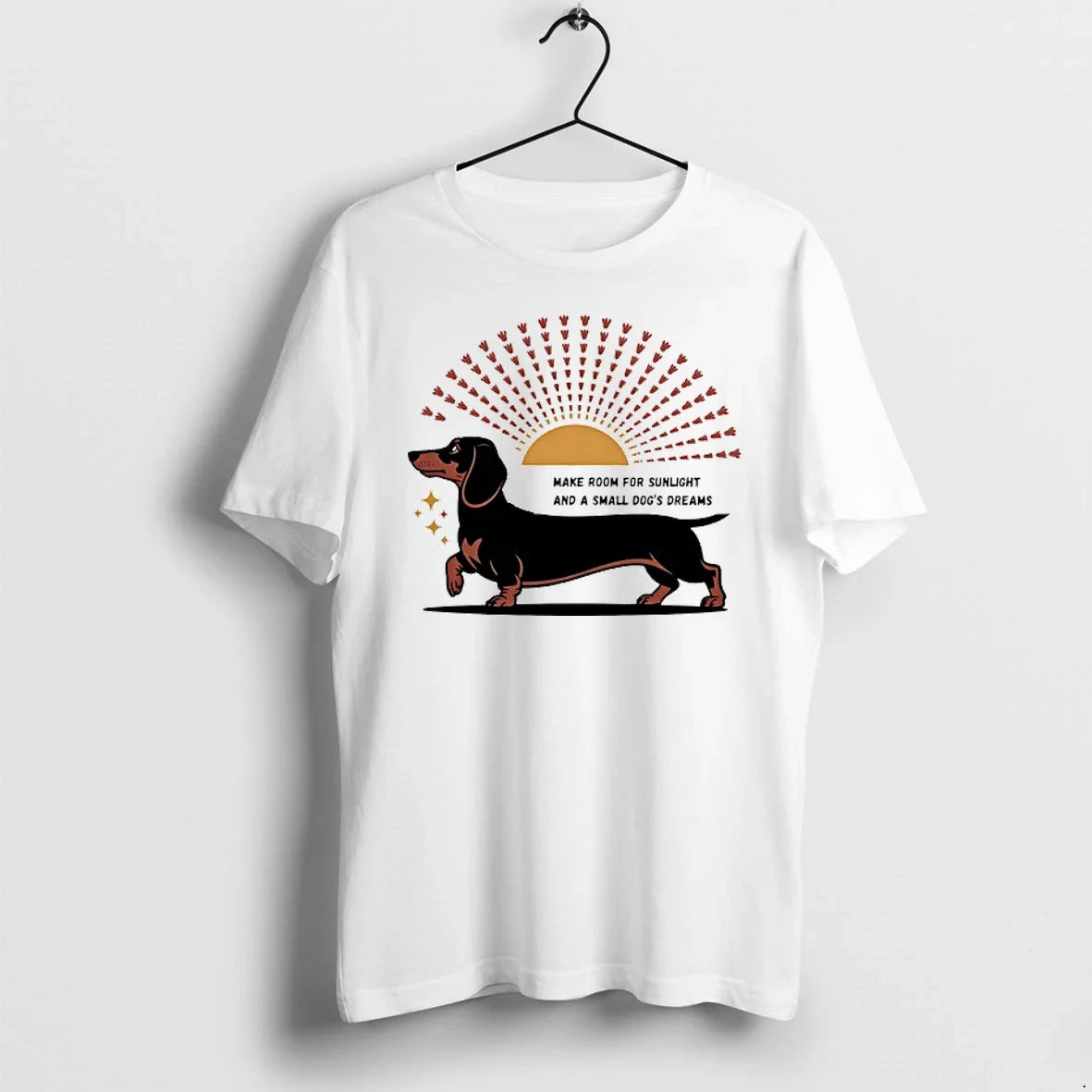 Dachshund Make Room For Sunlight And A Small Dogs - Adult & Kids T-Shirts, Sweatshirts & Hoodies apparel design preview 1
