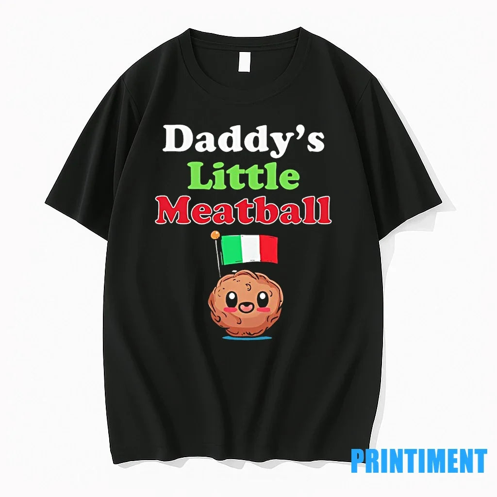 Daddys Little Meatball Italian Flag Sweater - Adult & Kids T-Shirts, Sweatshirts & Hoodies apparel design preview 1