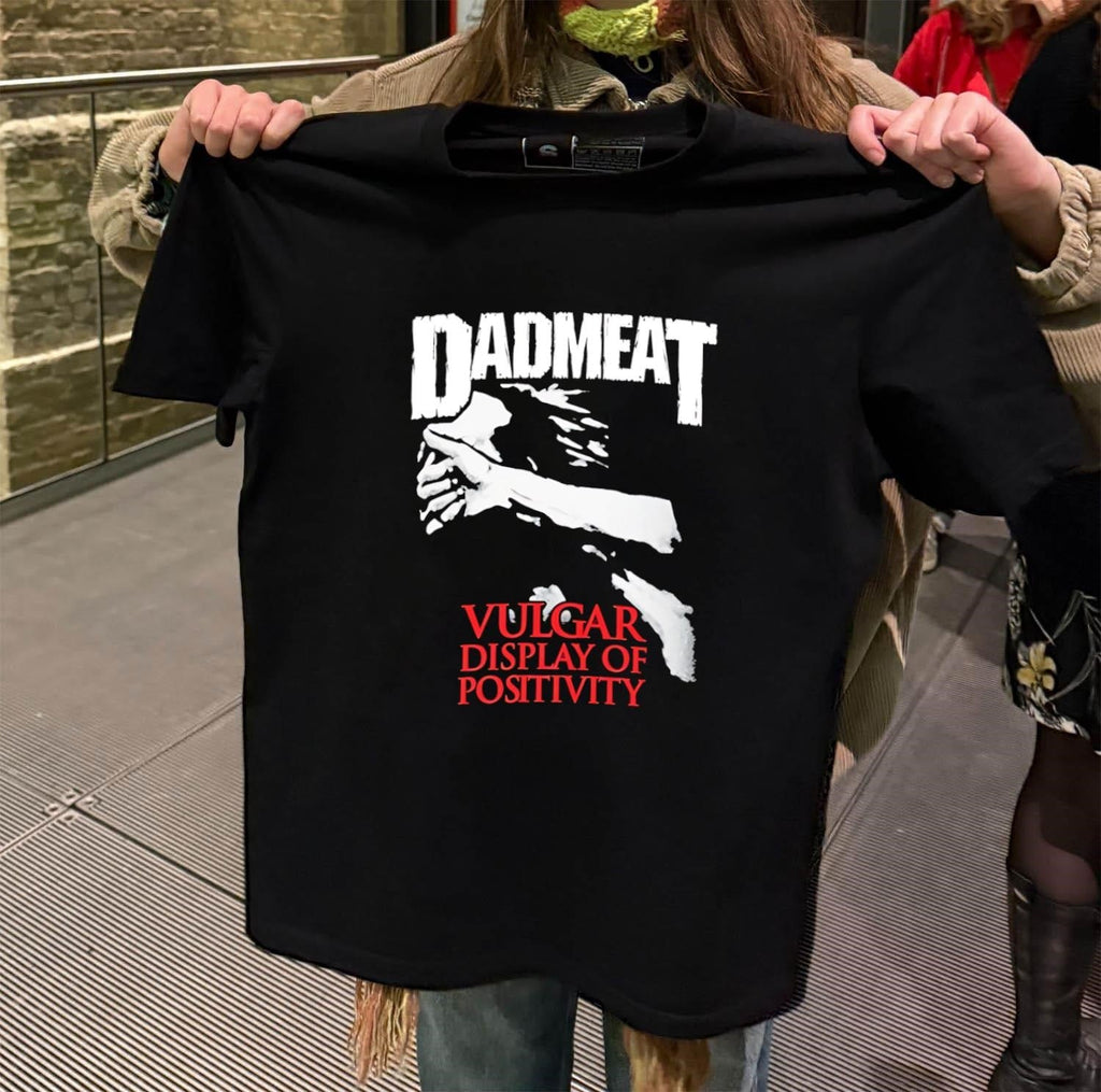 Dadmeat Vulgar Display Of Positivity retro - Adult & Kids T-Shirts, Sweatshirts & Hoodies apparel design preview 2