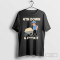 Dan Campbell 4th Down And Fk It - Adult & Kids T-Shirts, Sweatshirts & Hoodies apparel design preview 1