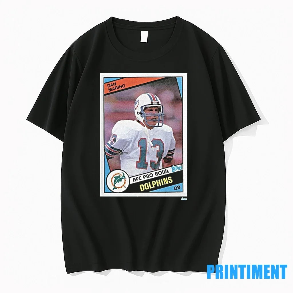Dan Marino Afc Pro Bowl Qb Miami Dolphins Trading T - Adult & Kids T-Shirts, Sweatshirts & Hoodies apparel design preview 1