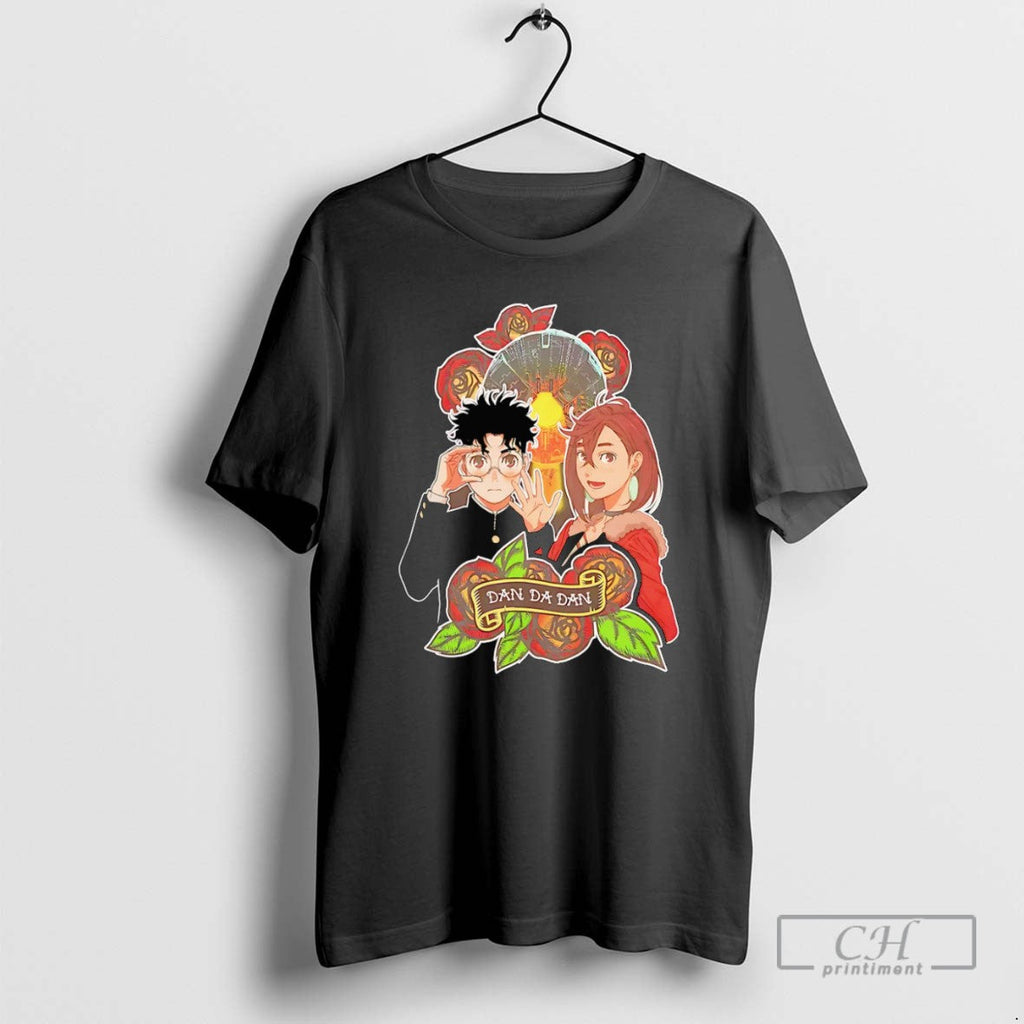 Dandadan Okarun And Momo Tattoo Art - Adult & Kids T-Shirts, Sweatshirts & Hoodies apparel design preview 1