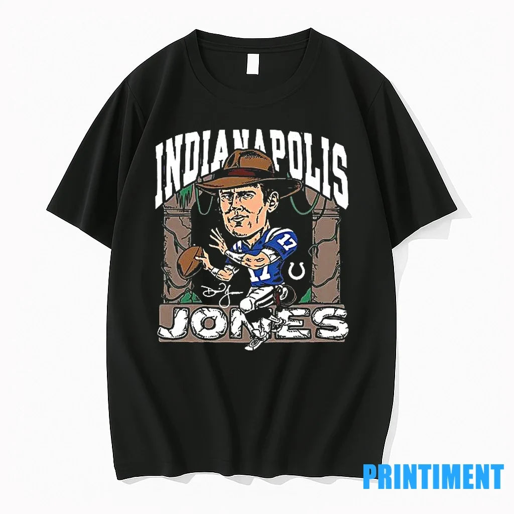 Daniel Jones Indianapolis Colts Cartoon Sweater - Adult & Kids T-Shirts, Sweatshirts & Hoodies apparel design preview 1