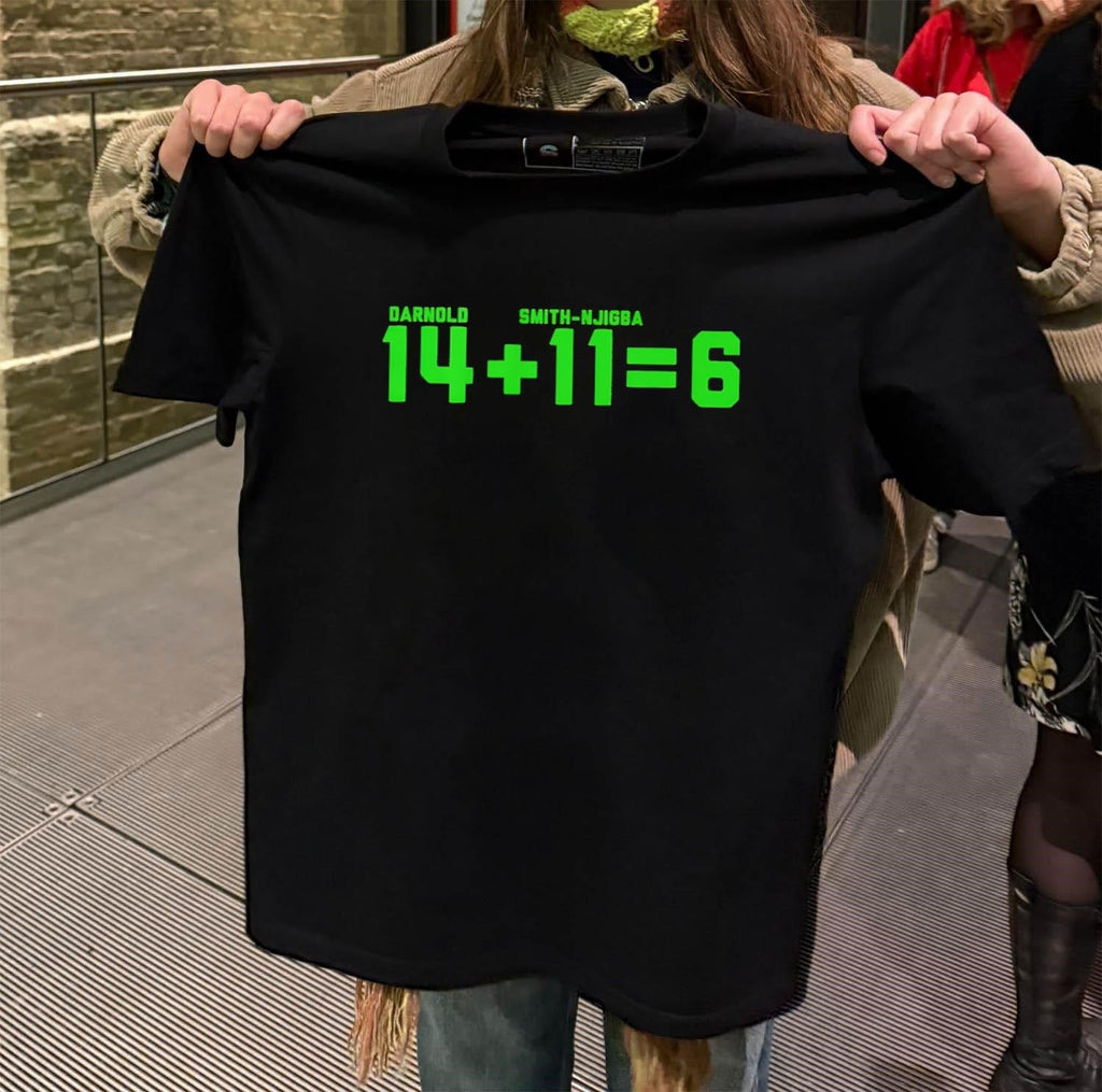 Darnold 14 Plus Smith-Njigba 11 Equals 6 Football - Adult & Kids T-Shirts, Sweatshirts & Hoodies apparel design preview 2