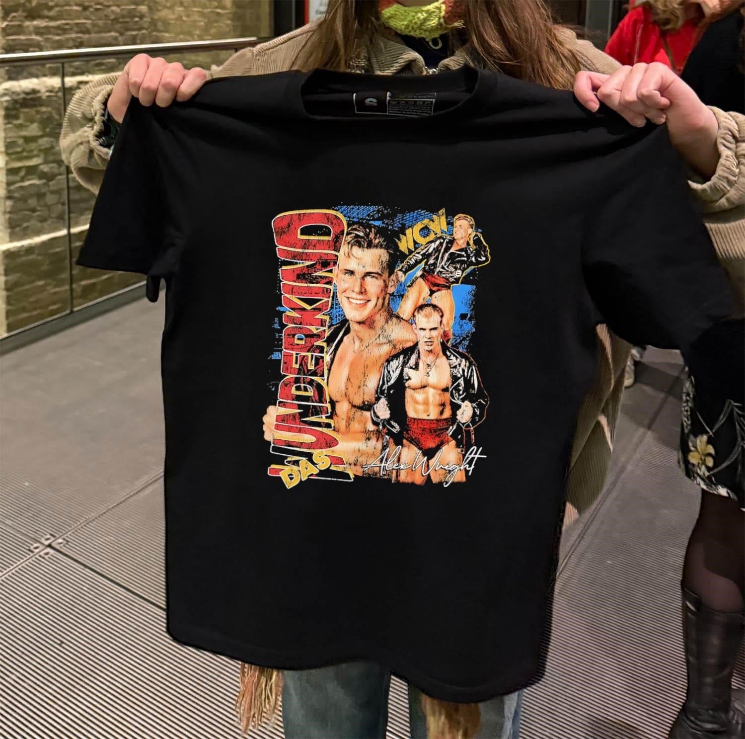 Das Wunderkind Alex Wright WCW Professional Wrestler - Adult & Kids T-Shirts, Sweatshirts & Hoodies apparel design preview 2