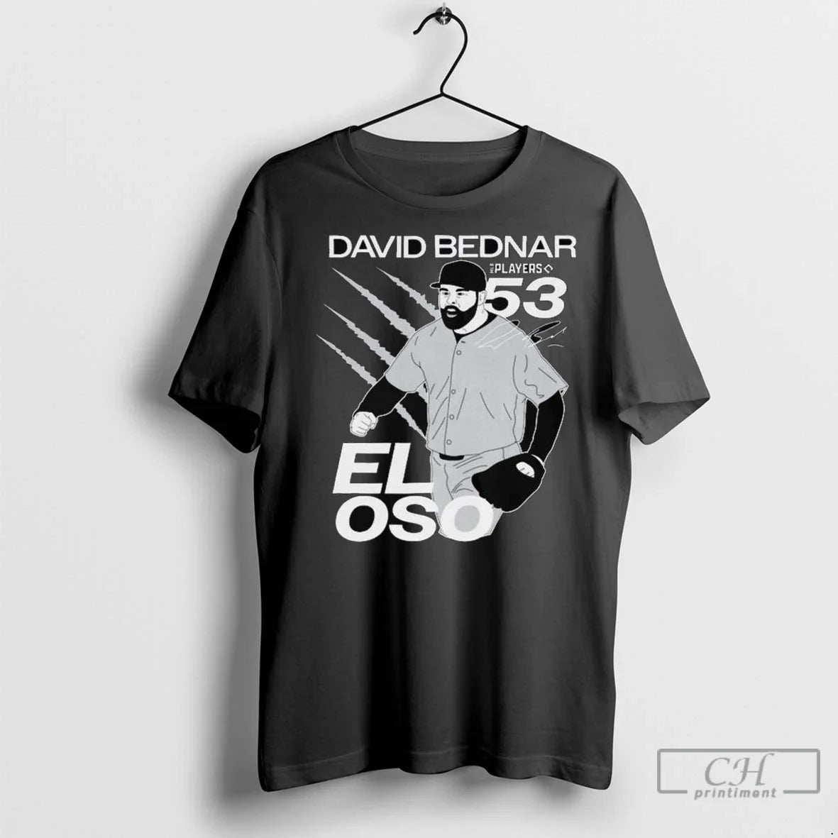 David Bednar El Oso 53 New York Yankees Long Sleve - Adult & Kids T-Shirts, Sweatshirts & Hoodies apparel design preview 1