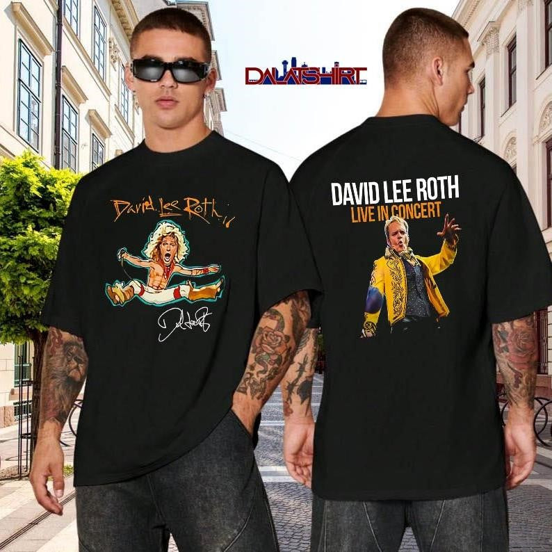 David Lee Roth Live In Concert 2026 - Adult & Kids T-Shirts, Sweatshirts & Hoodies apparel design preview 2